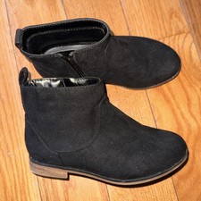 Girls Toddler Size 10 Cat  Jack Black Side Zip Up Boot