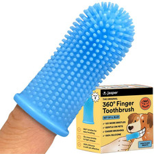 Jasper Dog Toothbrush, 360  Dog Tooth Brushing Kit, Cat Toothbrush, Dog Teeth Cl