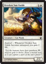 x4 Oreskos Sun Guide - Born of the Gods - NM - MTG