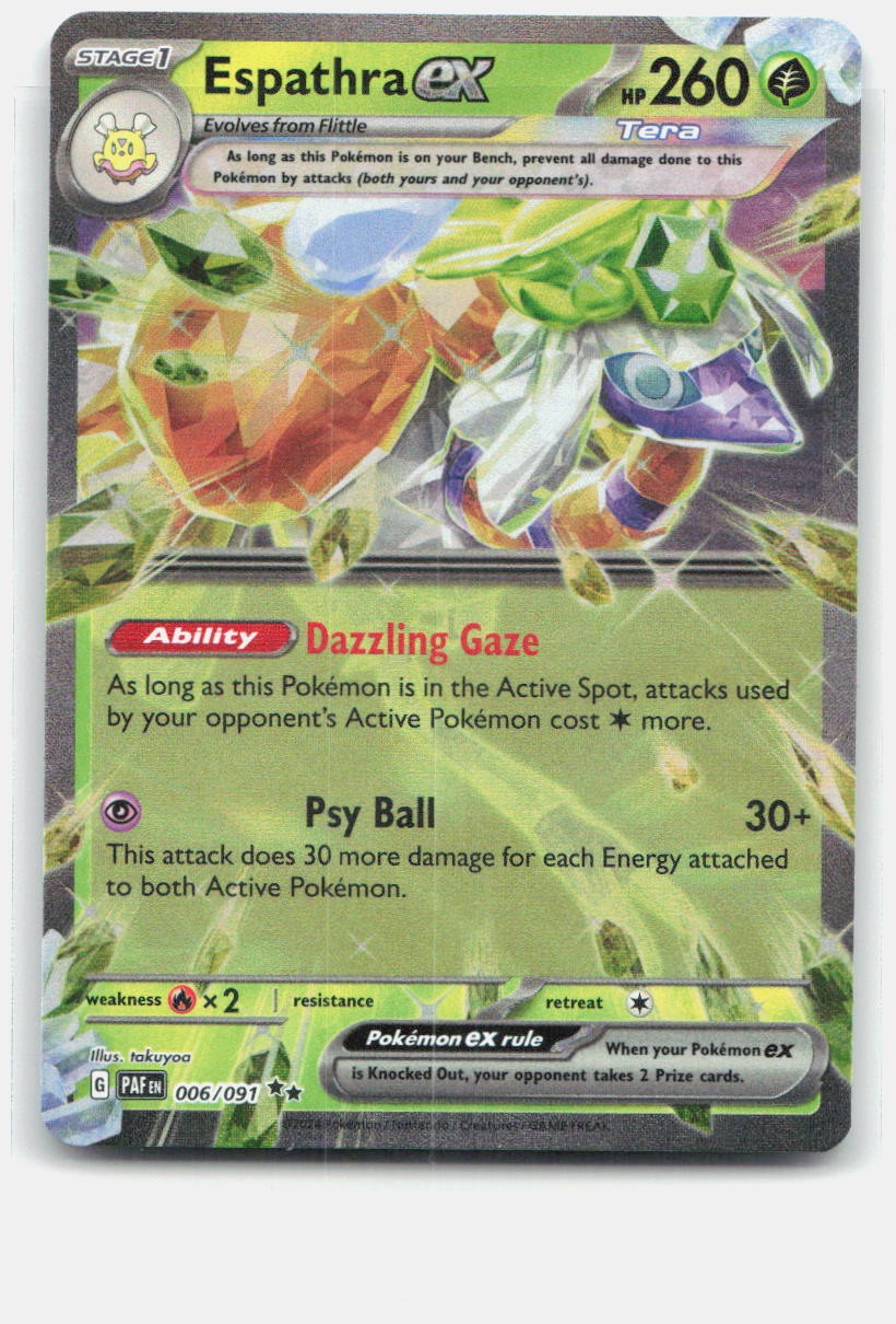 Espathra ex PAF #006/091 Double Rare Holo NM