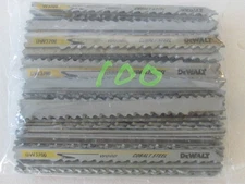 Dewalt DW3700 Cobalt Steel Wood Cutting Jig Saw Blade Lot of (100)