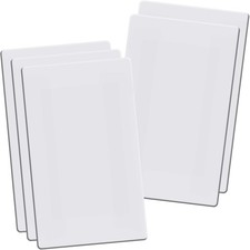 Screwless Blank Wall Plates, 1-Gang Child Safe No Device Outlet and Switch Cover