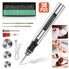 Cordless Electric Mini Drill Grinder Engraving Pen Variable Speed Rotary Tool US