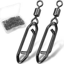 Fishing Power Clips Quick Change Speed Swivels Snaps Easy Connect Tackle