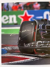 PIERRE GASLY SIGNED ALPHATAURI FORMULA1 F1 LARGE 12X16 EXACT PHOTO PROOF + COA