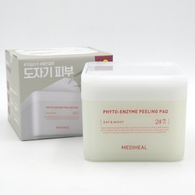 MEDIHEAL Phyto Enzyme Peeling Pad 100pads Gentle Exfoliating Pore Care K-Beauty