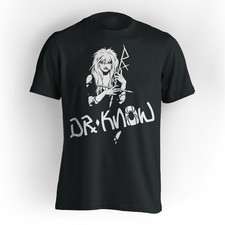 Vtg DR KNOW Band Tour Music Heavy Cotton Black Full Size Shirt EN215