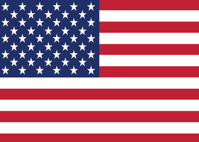 USA American Flag Fridge Magnet Kitchen Home Decor - 3.5'' x 2.5'' Made in USA