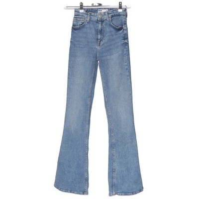 Bershka Denim, Jeans, Größe: 34, Blau, Baumwolle/Elasthan, Einfarbig, Denim #EXW