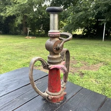 Vintage Elkhart Brass Co. Fire Nozzle Indiana Firefighter Fire Department 17”