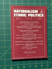 Nationalism & Ethnic Politics Volume 1 Number 2 Summer 1995