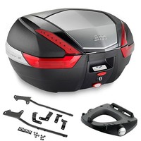 Givi V47N Topcase 47L Schwarz Mit Halterungen Honda Cbf 500 2010 2011 2012