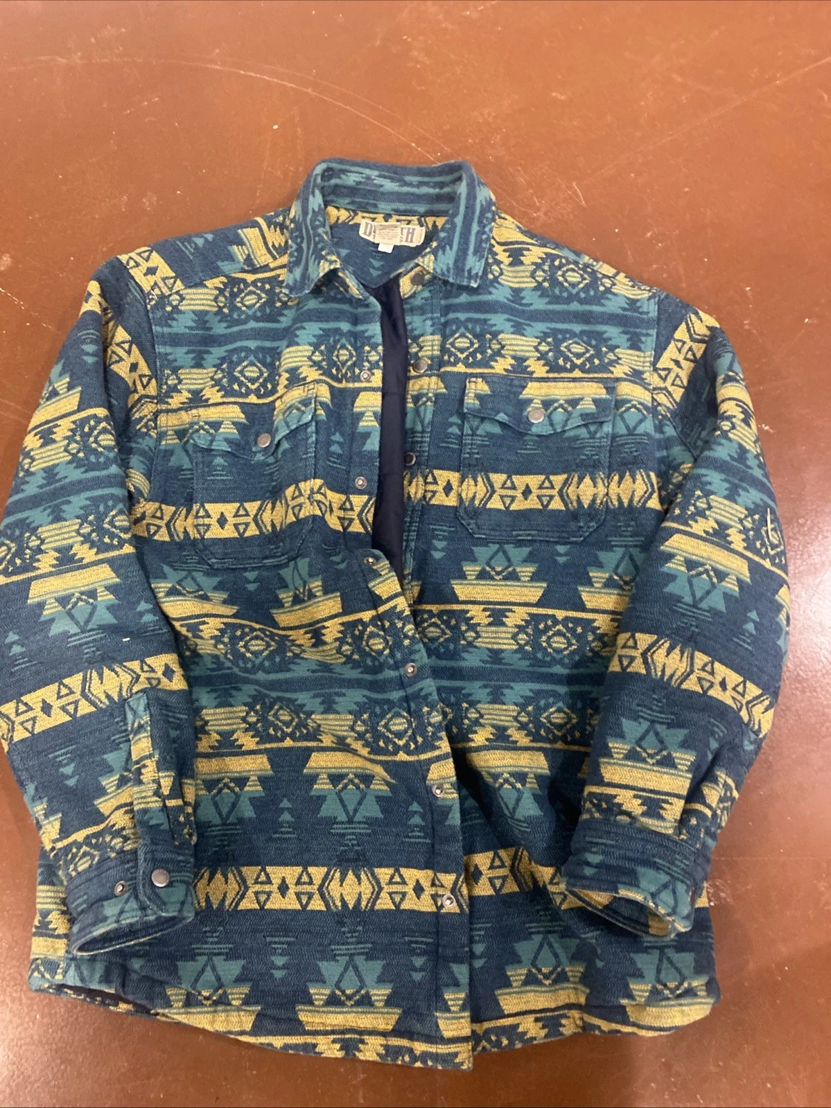 Duluth Trading Co Western Tribal Aztec Insulated Jacket Medium