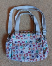 Kipling Handbag, Medium Size, Monkey Pattern Size 30x20 Cm. No Monkey
