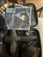 Dacorm Massage Gun Handheld Cordless Percussion Black Full Body USB Charging