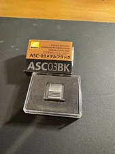Nikon ASC03BK Black Metal Hot Shoe Cover Japan Limited USA Seller