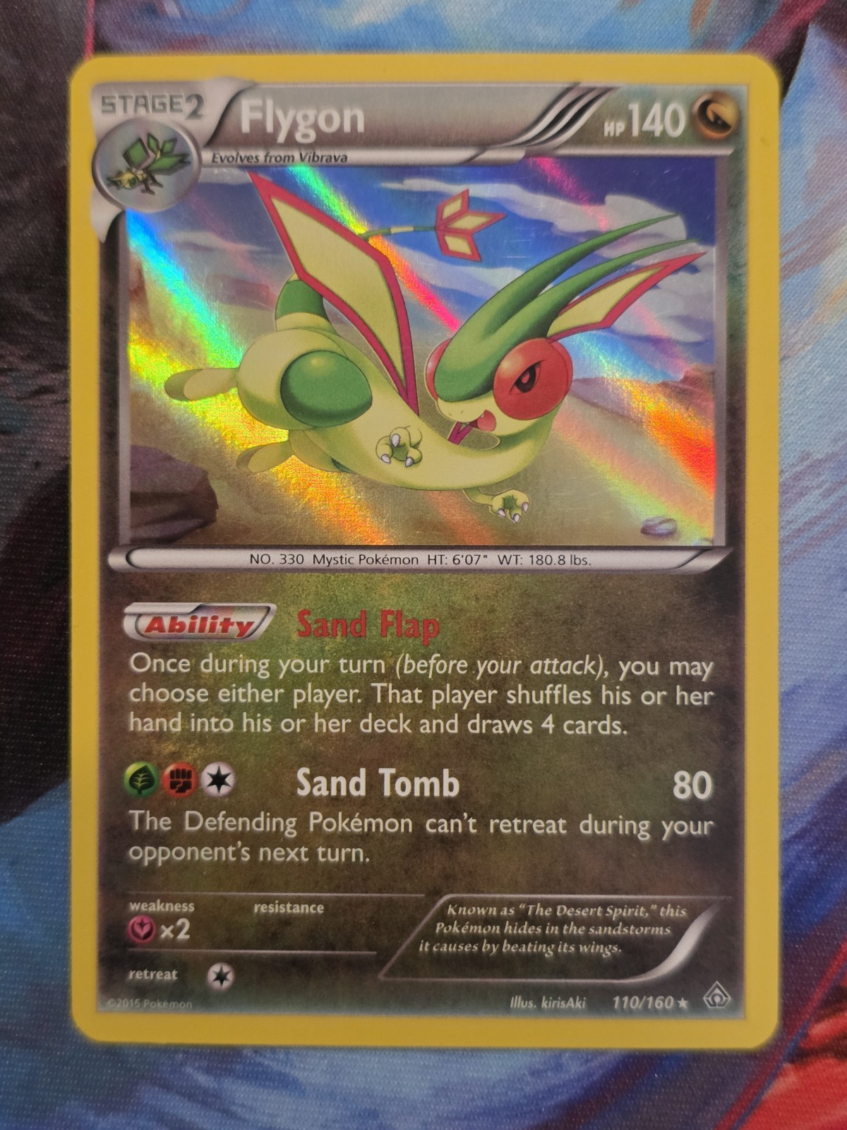 Flygon 110/160  XY Primal Clash Holo Rare Pokemon Card