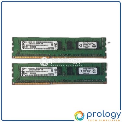 Cisco M-ASR1001HX-8GB 8GB (2x4GB) Memory Kit Default For Cisco ASR 1001-HX