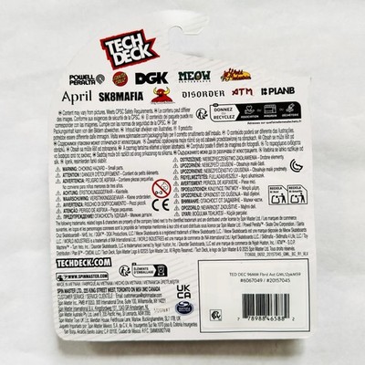 Tech Deck Phantom Series DGK Brian Reid Treasures Deck Ultra Rare