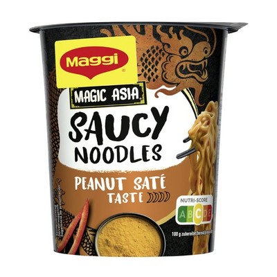 Maggi 5 Minuten Terrine Peanut Saté Taste XL Cup Packung 75g