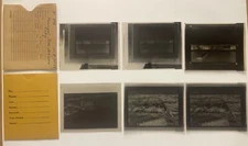 6 RARE VTG Aerial NEGATIVES Photo Images Clearwater FL Beach Pier 1950s COA OOAK