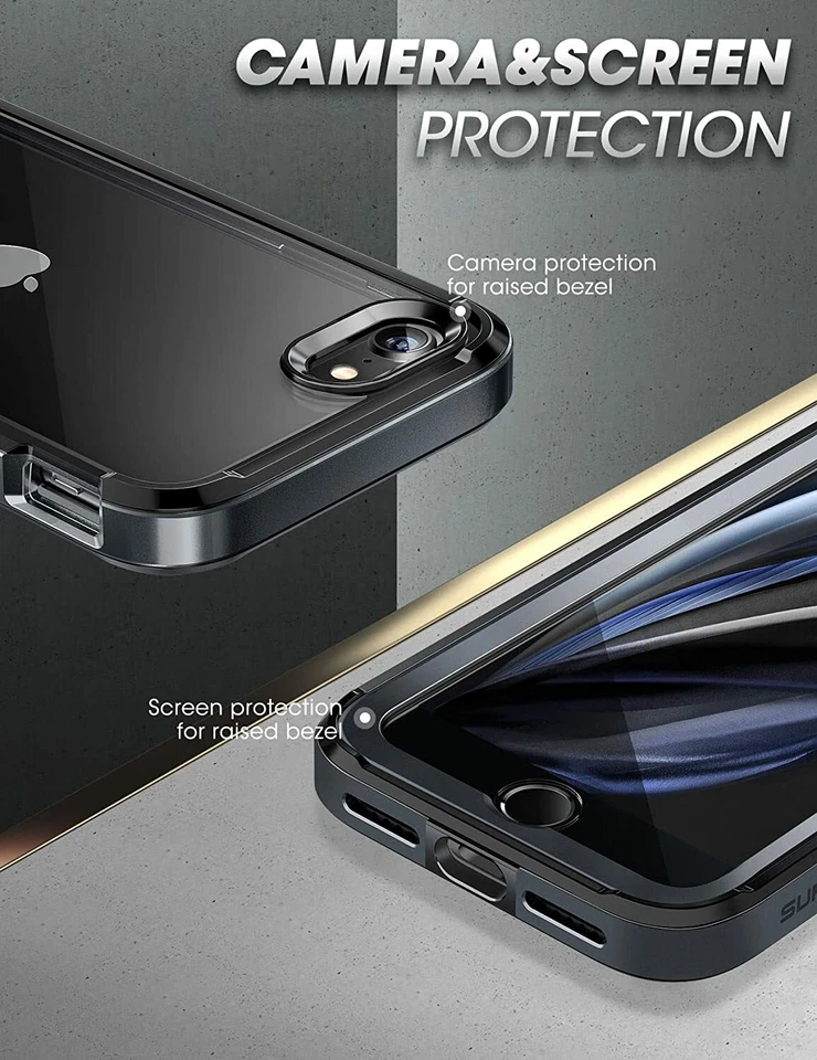 For 2022 iPhone SE (3rd/2nd Gen) iPhone 8 7 SUPCASE Frame Case with Screen Cover - Image 4 of 4