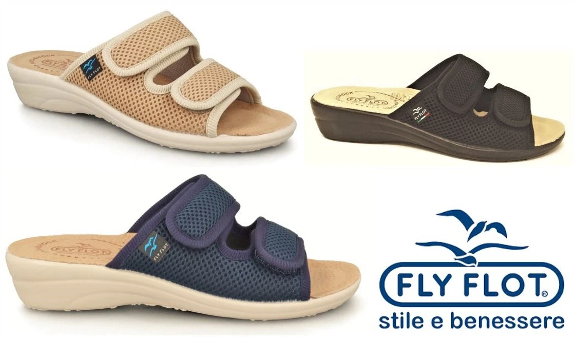 stivhed Incubus etiket Fly Flot Shoes slide on adjustable soft comfort sandals Made in Italy T4F50  FE | eBay