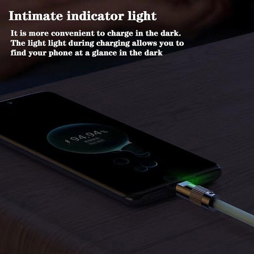 Zinc Alloy Soft Rubber One To Three 120W Super Fast Charging Data Cable - Picture 17 of 26