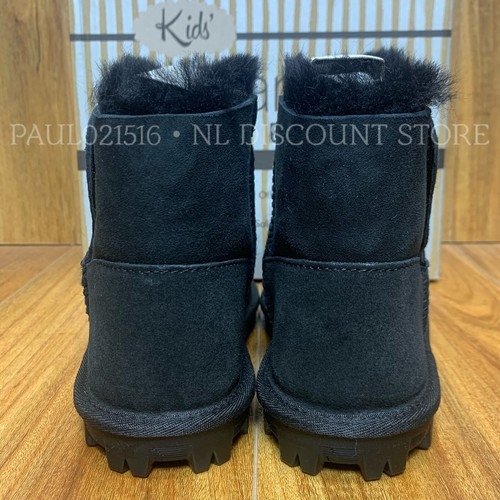 KIRKLAND SIGNATURE Botas de piel de oveja de piel de oveja de piel de oveja para niños y niñas ~ Negras ~ ¡Tallas! ! - Imagen 3 de 5