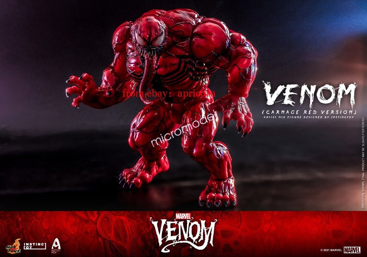 Hot Toys AMC034 Venom 1/6 Collectible Action Figure Model Red Ver