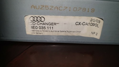 AUDI A4 B6-B7 CABRIOLET 2002-2005 CD CHANGER - Picture 3 of 3