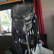 IN US Stock Alien Predator Full Face Mask Latex Helmet Party Cosplay Props