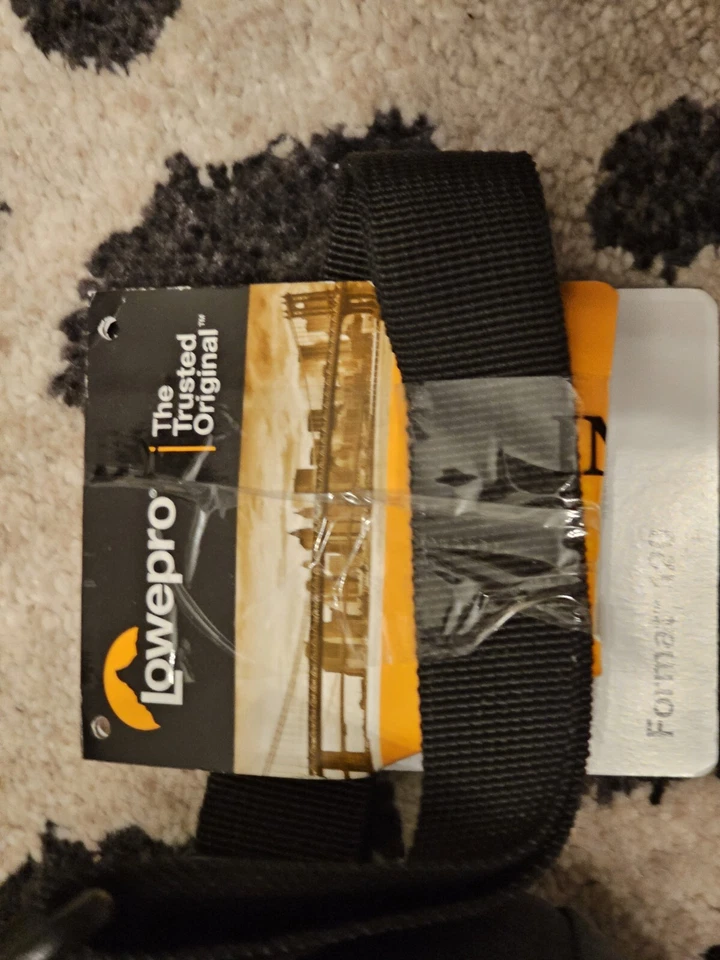 Bolso Bandolera de Hombro Lowepro Format 120 Negro DSLR Cámara Videocámara con Correa Foto 2 de 4