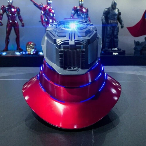 1:1 Iron Man MK5 Helmet Base Stand w/ LED 5.2 Bluetooth Speaker Breathing Light - Picture 1 of 13