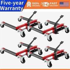 Set Of 4 Car Dolly 6000lbs Capacity Hydraulic Car Wheel Dolly Jack Heavy Duty Set Of 4 Car Dolly 6000lbs Capacity Hydraulic Car Wheel Dolly Jack Heavy Duty