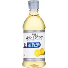 Culinary Pure Lemon Extract, 16 fl oz - One 16 Fluid Ounce Bottle of Lemon Flavo