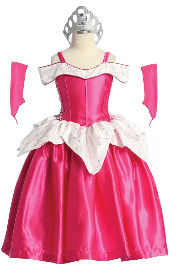 Sleeping Beauty Princess Aurora dress costume for girls NEW with Crown - Изображение 2 из 3