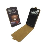 Wiko Sunny Handy Tasche Flip Case Schutz HüLle Wallet Cover Etuis BäR Dont Touch