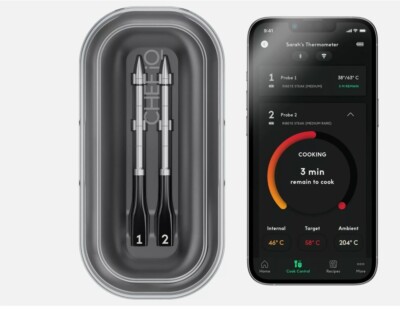 CHEF iQ Sense Smartes kabelloses Fleischthermometer mit 2 ultradünnen Sonden