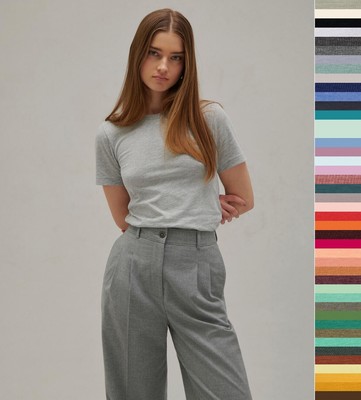 2er Pack Unisex T-Shirt Bella+Canvas Short Sleeve 40 Farben 3001CVC NEU