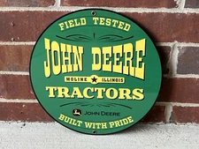 12 Inch John Deere Moline Farm Equipment metal sign