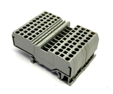 Wago 280-633 4-Conductor Terminal Block 2.5 mm², Cage Clamp, Gray, LOT OF 10