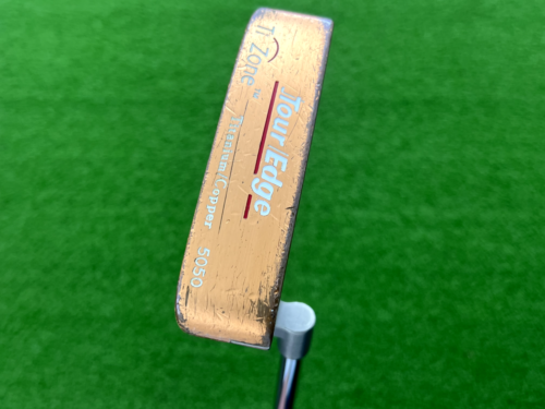Tour Edge Golf TI Zone Titanium/Copper 5050 Putter Right Handed Steel 34.5" - Picture 3 of 7