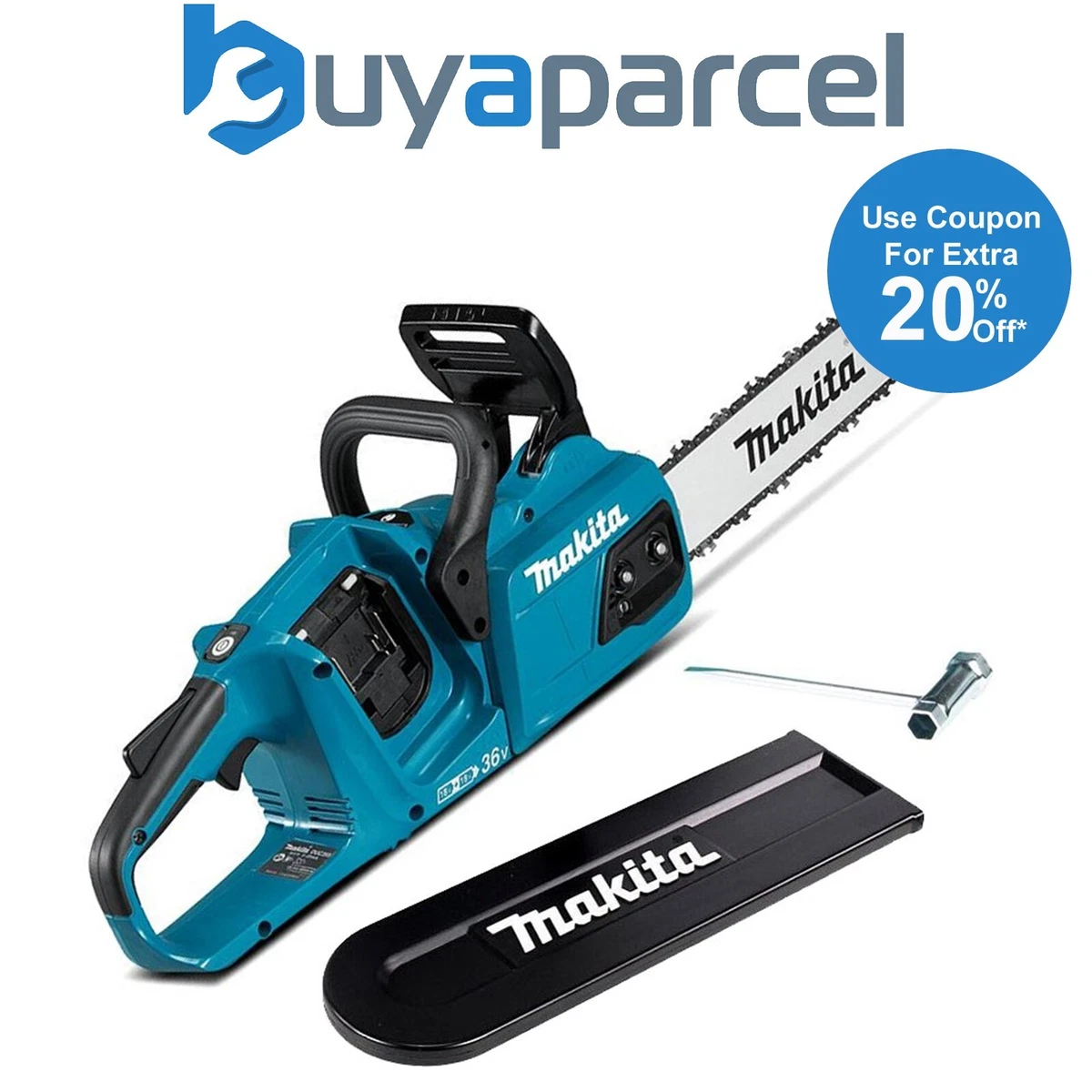 Makita DUC355Z Twin 18v 36v LXT Cordless 35cm 14