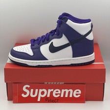 New Nike Dunk High GS Size 4Y 'Electro Purple/Midnight Navy' DH9751-100
