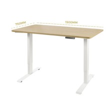 Motorised Height Adjustable Electric Sit Stand Desk Office Dual Motor Table