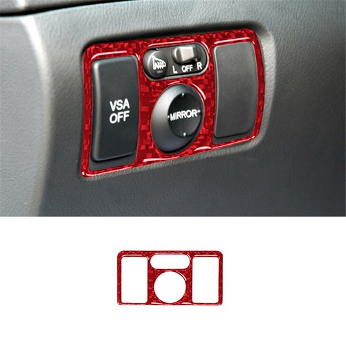 27Pcs Red Carbon Fiber Full Interior Kit Cover Trim For Acura TL 2004-2008 - Picture 15 of 20
