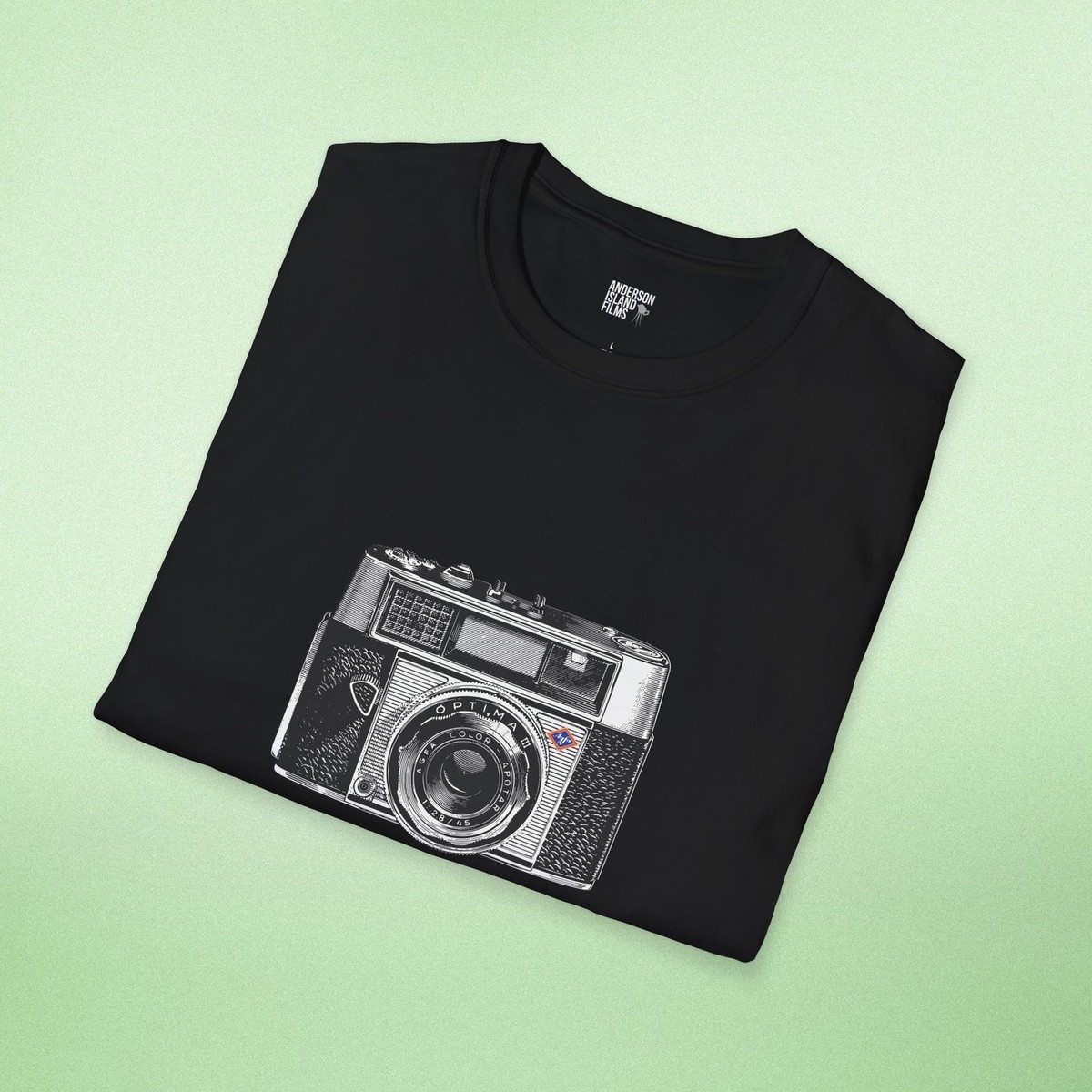Agfa Optima III Rangefinder Unisex Retro Camera Tee