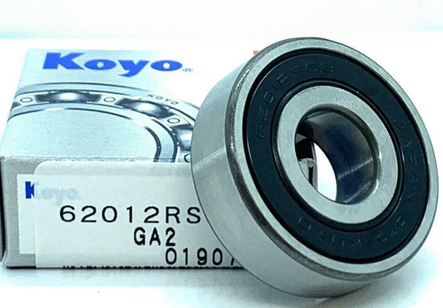 2 Pièces 6201-2RS Roulement à Billes à Double Étanchéité 12x32x10mm Acier au chrome et Pré