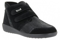 Varomed Prophylaxe Klett-Stiefelette Damen Lyon Schwarz (Gr 40 2/3) (NAN-L-1431)